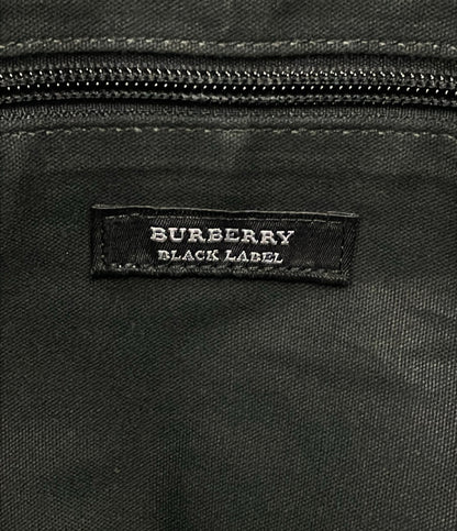 BURBERRY BLACK LABEL ショルダーバッグ 斜め掛け チェック柄 メンズ バーバリーブラックレーベル