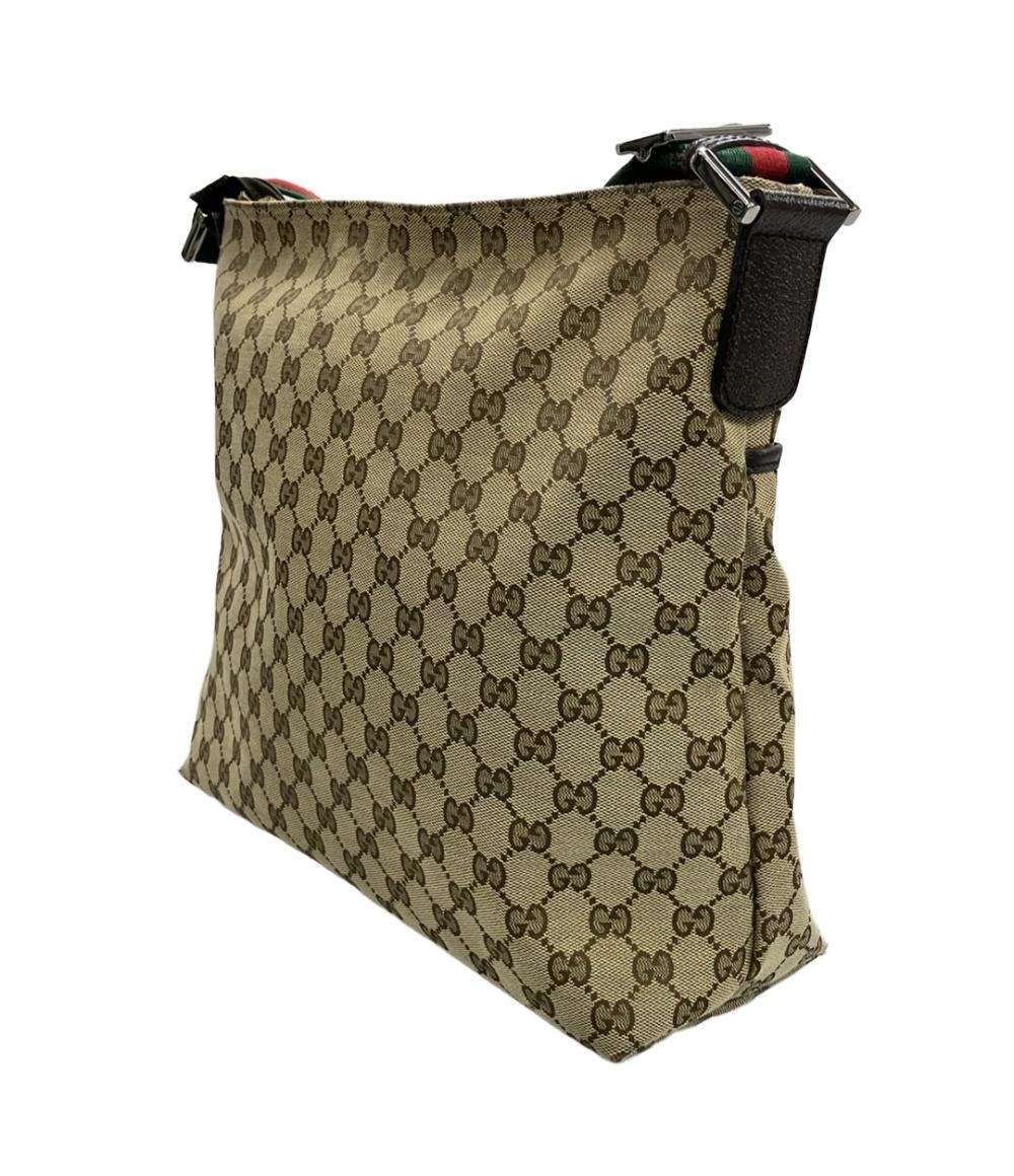 GUCCI ショルダーバッグ ワンショルダーバッグ 斜め掛け GGキャンバス 