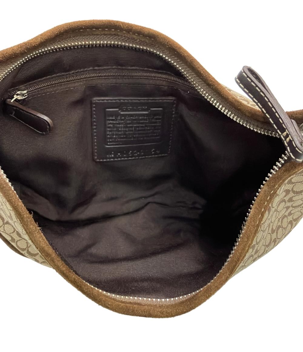 COACH ショルダーバック 肩掛け キャンバス ミニシグネチャー 2154 レディース コーチ