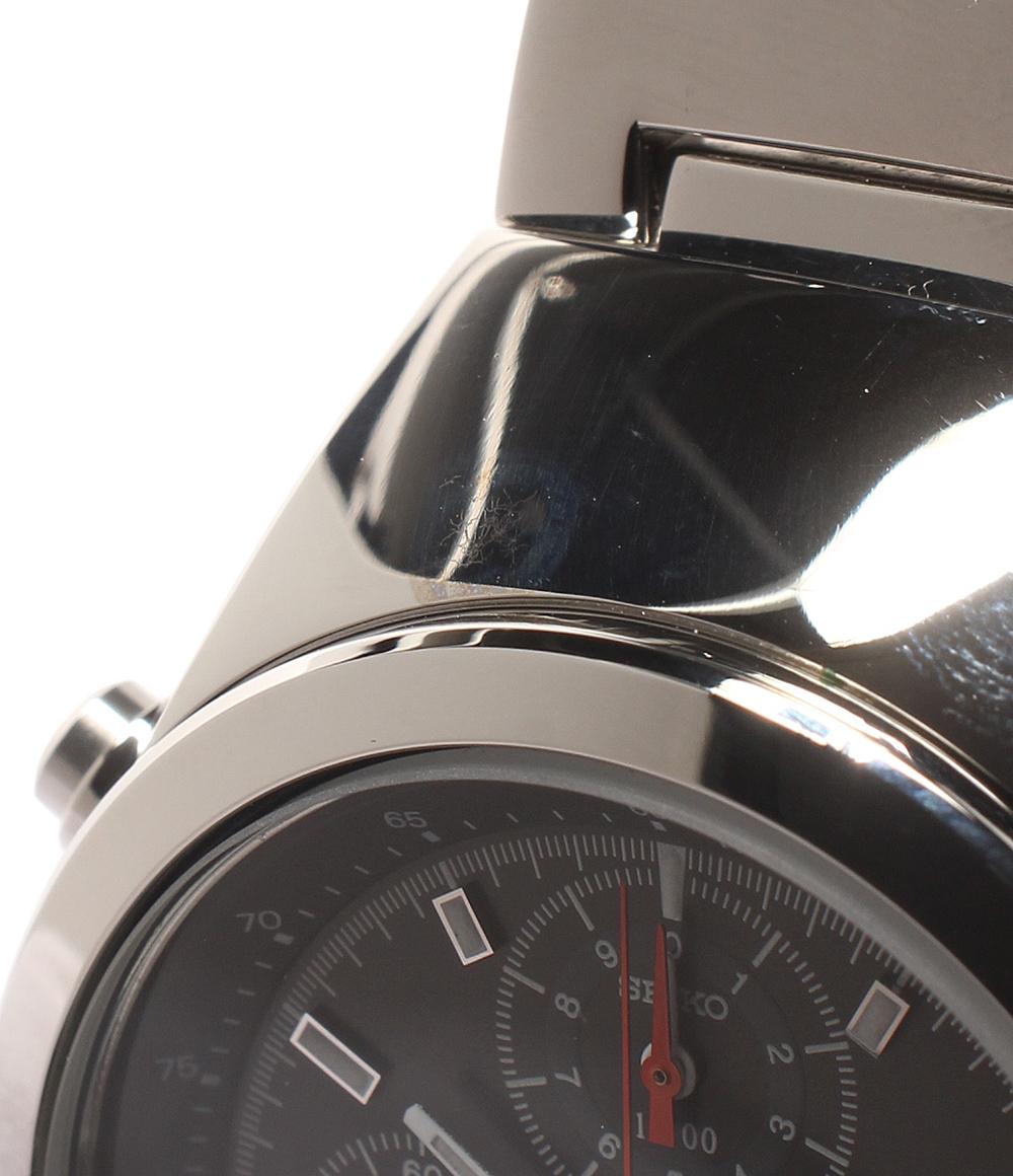 SEIKO 腕時計 クロノ・クロスコラボ クロノポリス2400 クオーツ ブラック 7T52-6000 メンズ セイコー