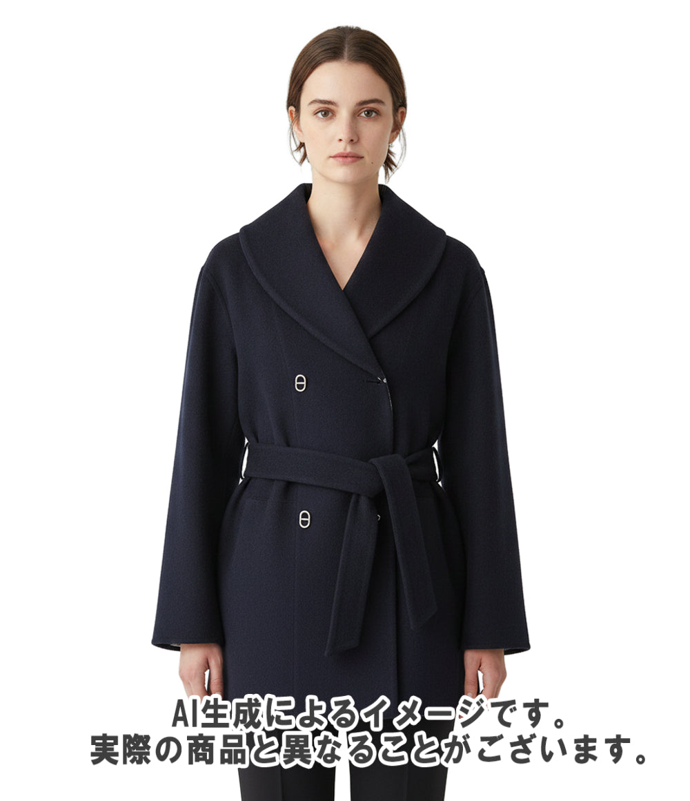 HERMES シェーヌダンクル ピーコート H5E0240DE レディース SIZE 38 (S) エルメス