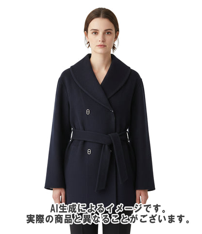 HERMES シェーヌダンクル ピーコート H5E0240DE レディース SIZE 38 (S) エルメス