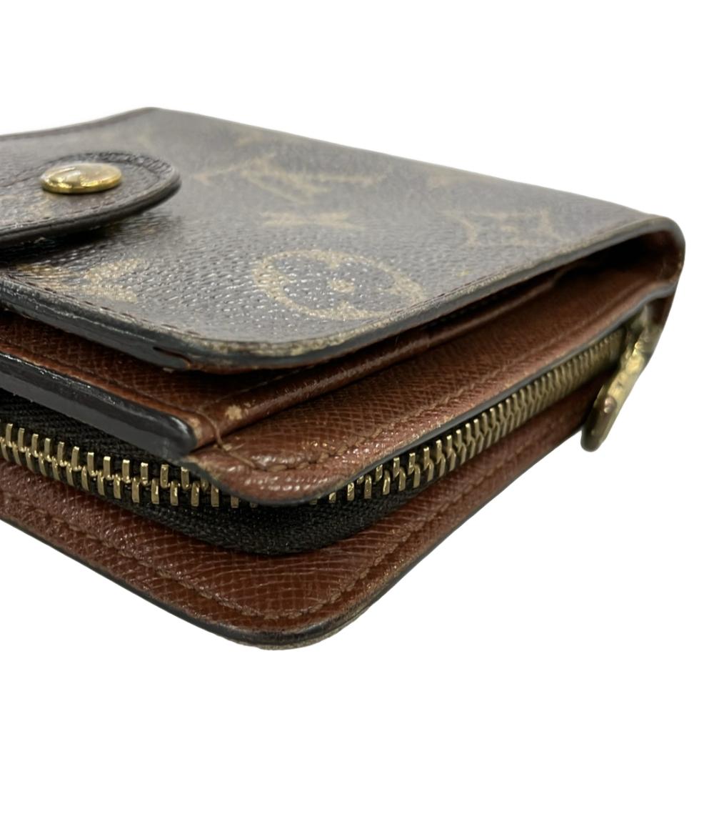 LOUIS VUITTON 二つ折り財布 モノグラム コンパクトジップ M61667 ユニセックス ルイ・ヴィトン