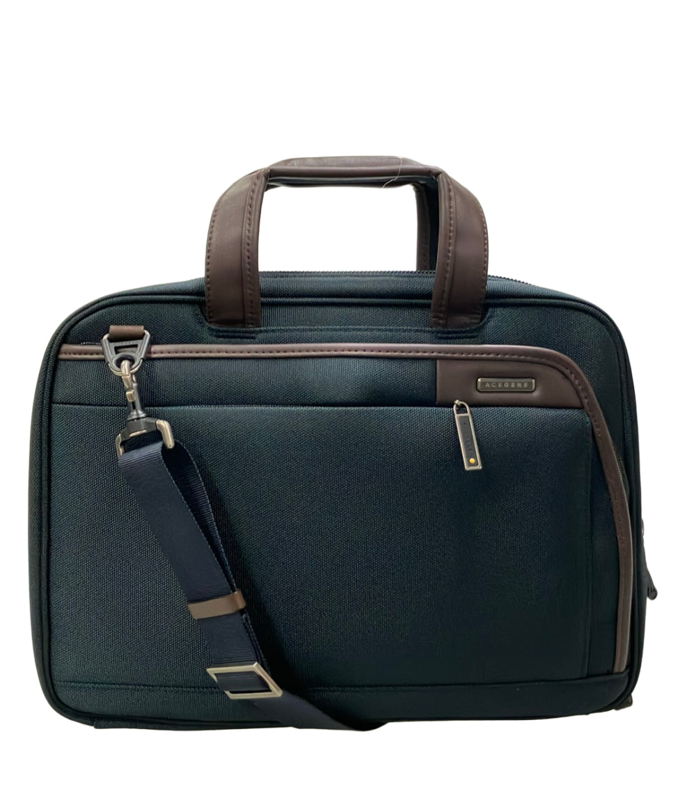 美品 ACEGENE ブリーフケース ショルダーバッグ ビジネスバッグ 2WAY 斜め掛け メンズ エースジーン