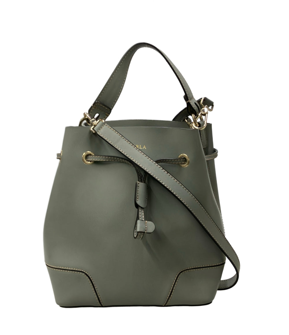 美品 FURLA ハンドバッグ ショルダーバッグ 2WAY 斜め掛け レディース フルラ