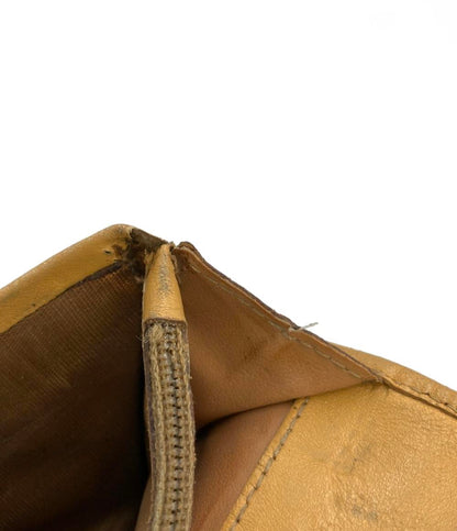 訳あり セリーヌ 二つ折り長財布 マカダム柄 レディース CELINE