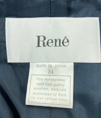 ルネ フリルトレンチコート ロングコート アウター レディース SIZE 34 (XS) Rene