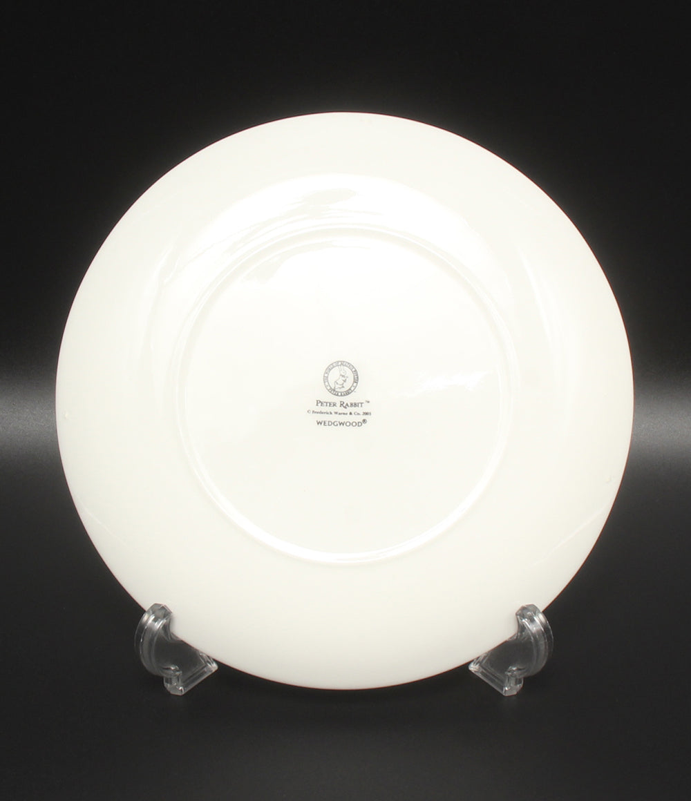 美品 WEDGWOOD クリスマスプレート 皿 20cm ピーターラビット 2003 ウェッジウッド