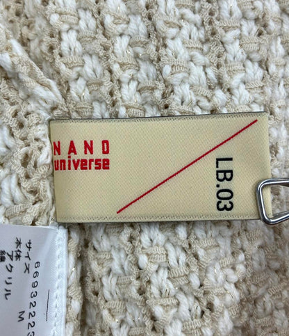 ナノユニバース ツイードジャケット ノーカラー レディース SIZE M (M) nano universe