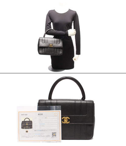 CHANEL ハンドバッグ ゴールド金具 シングルフラップ マドモアゼル ラムスキン 3番台 レディース シャネル