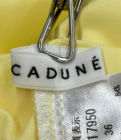 美品 カデュネ フレンチスリーブ サイルリボンブラウス オーバーサイズ レディース SIZE 36 (S) CADUNE