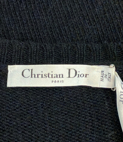 Christian Dior 長袖 エンジェルプリント カシミヤ ニット 7H24547AM004 レディース SIZE 46 (L) クリスチャンディオール