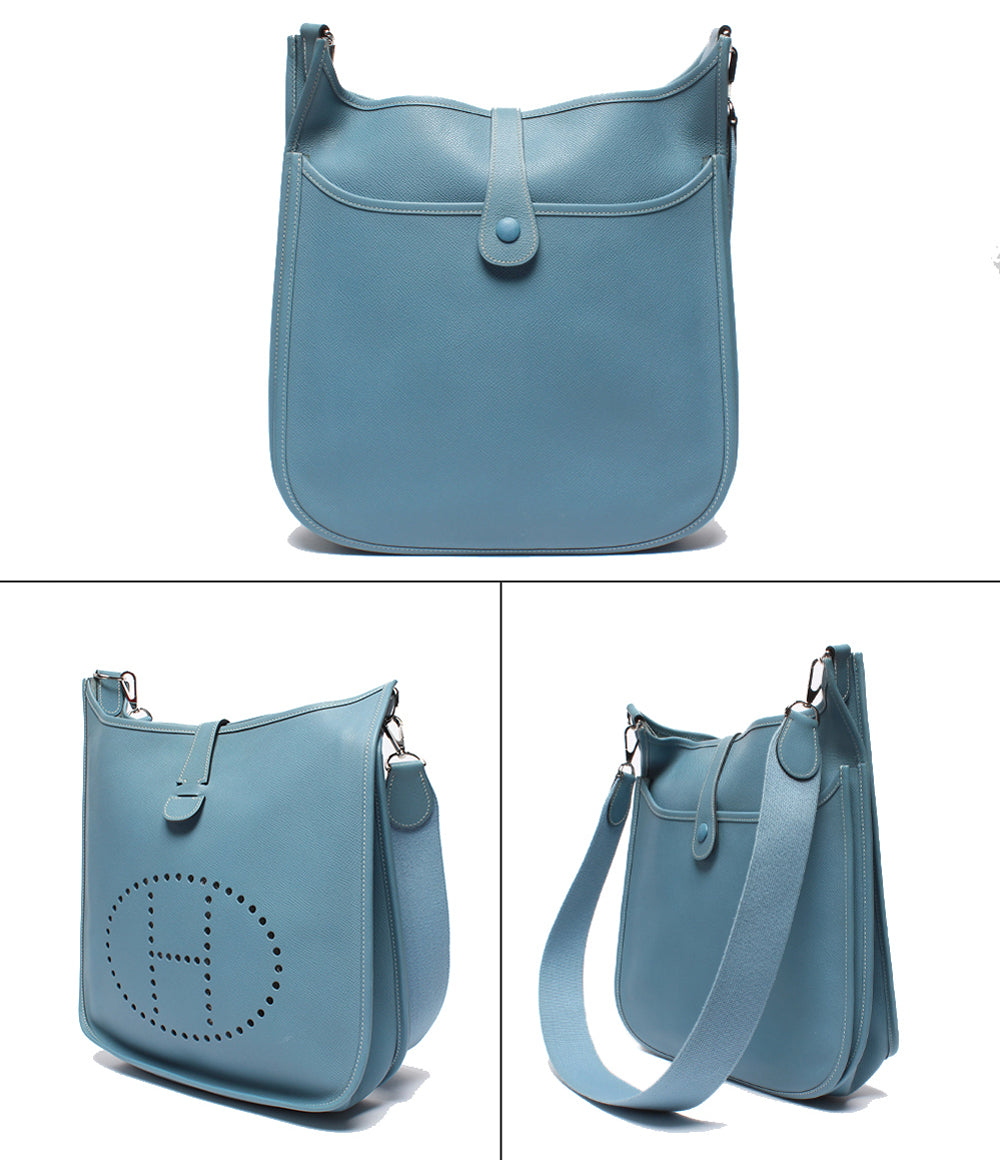 HERMES ショルダーバッグ 肩掛け 斜め掛け □J刻印 シルバー金具 エヴリン2 PM レディース エルメス