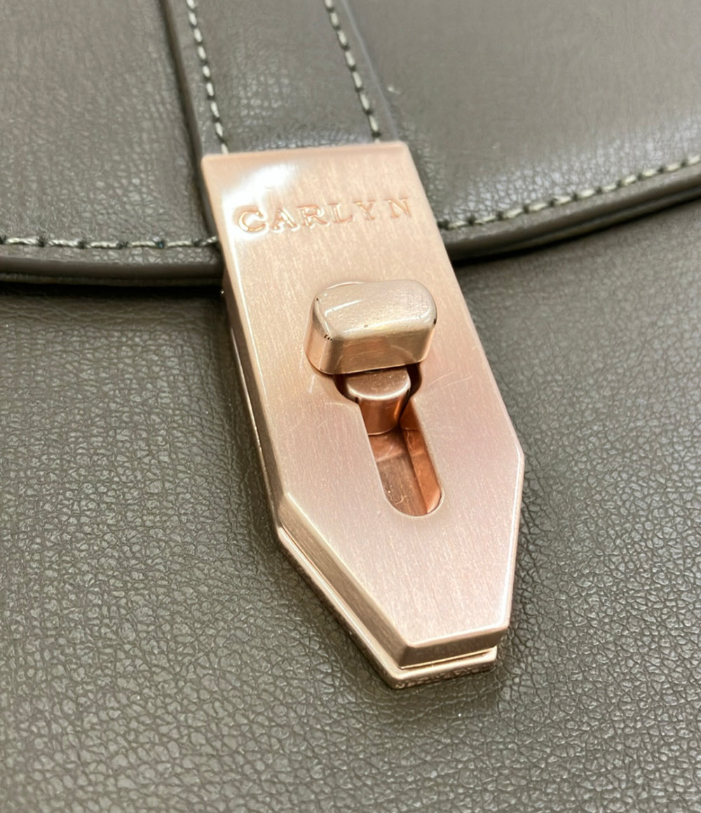 美品 CARLYN 2way ハンドバッグ ショルダーバッグ 斜め掛け レディース カーリン