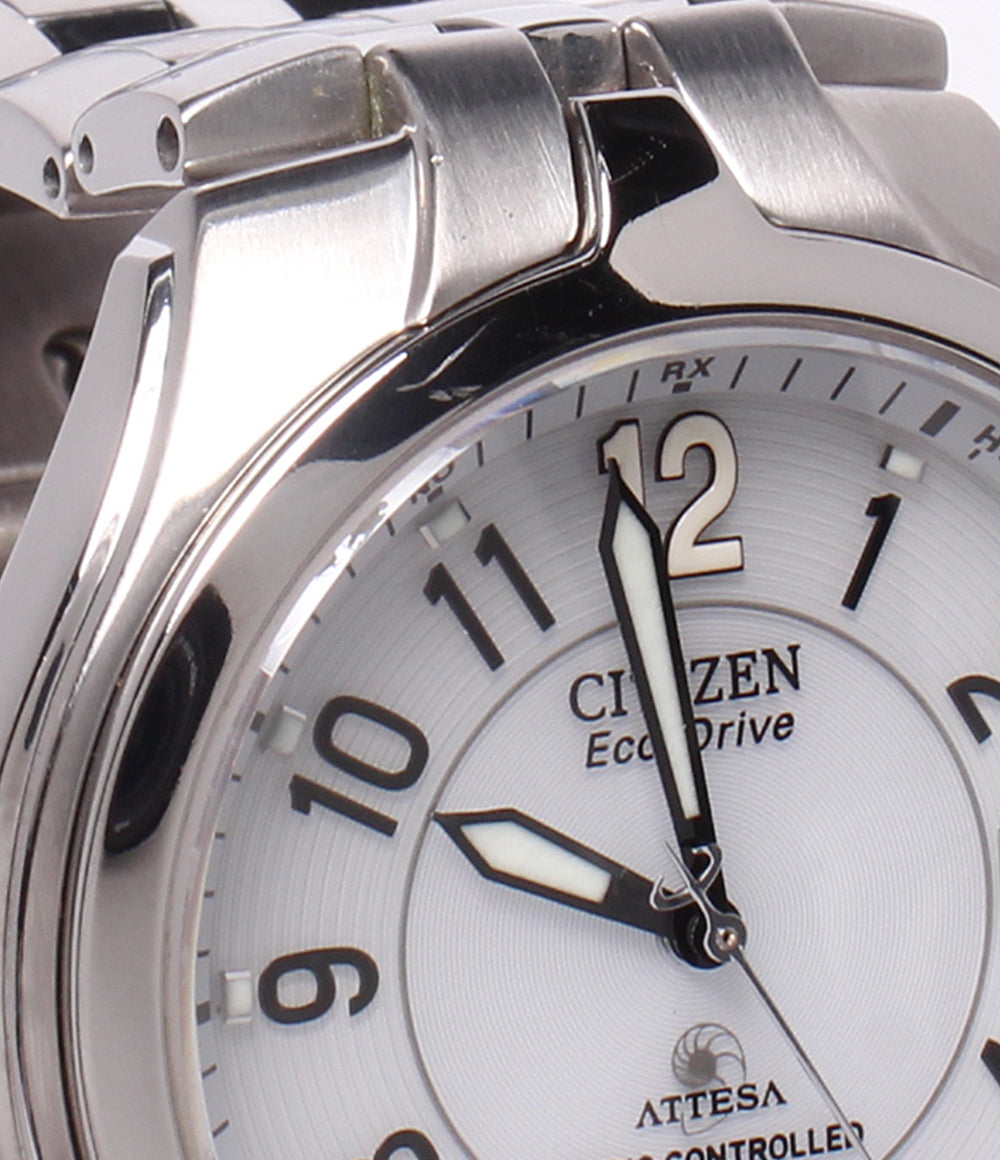 CITIZEN 腕時計 アテッサ ソーラー電波 ホワイト H410-T007627 メンズ シチズン