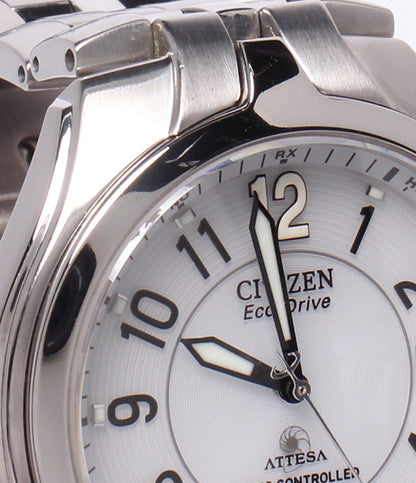 CITIZEN 腕時計 アテッサ ソーラー電波 ホワイト H410-T007627 メンズ シチズン
