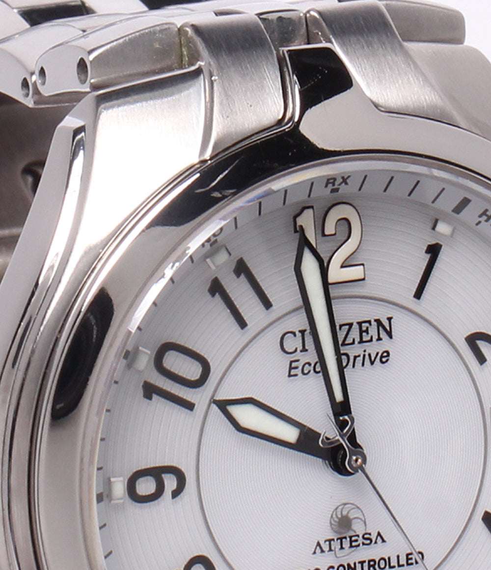 CITIZEN 腕時計 アテッサ ソーラー電波 ホワイト H410-T007627 メンズ シチズン