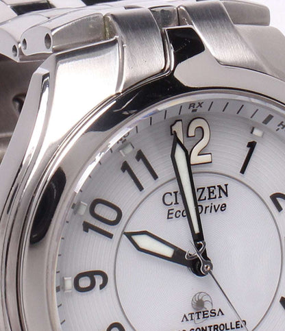 CITIZEN 腕時計 アテッサ ソーラー電波 ホワイト H410-T007627 メンズ シチズン