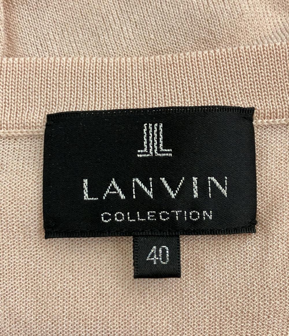 ランバンコレクション 半袖ローズニット レディース SIZE 40 LANVIN COLLECTION