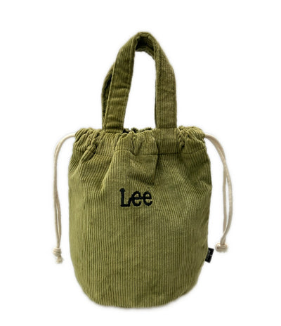 美品 Lee ミニトートバッグ 巾着ミニバッグ レディース リー
