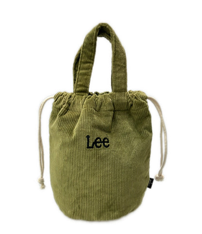 美品 Lee ミニトートバッグ 巾着ミニバッグ レディース リー