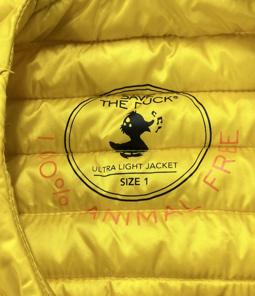 美品 セイブザダック ノーカラー中綿ナイロンジャケット アウター メンズ SIZE 1 (S) SAVE THE DUCK