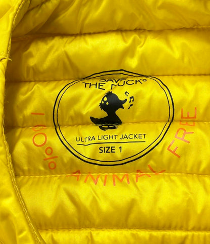 美品 セイブザダック ノーカラー中綿ナイロンジャケット アウター メンズ SIZE 1 (S) SAVE THE DUCK