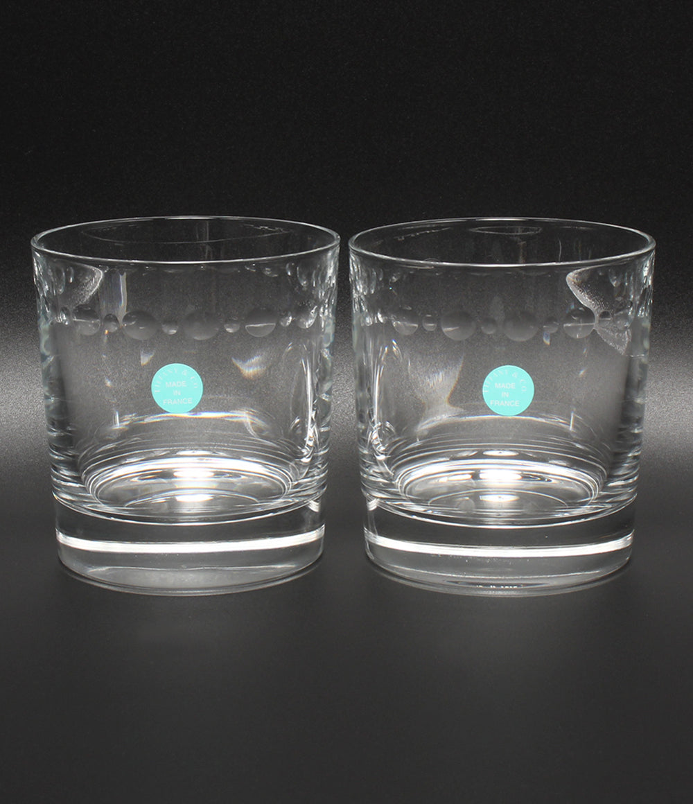 美品 Tiffany & Co. グラス タンブラー 2点セット ペア スウィング OF ティファニー