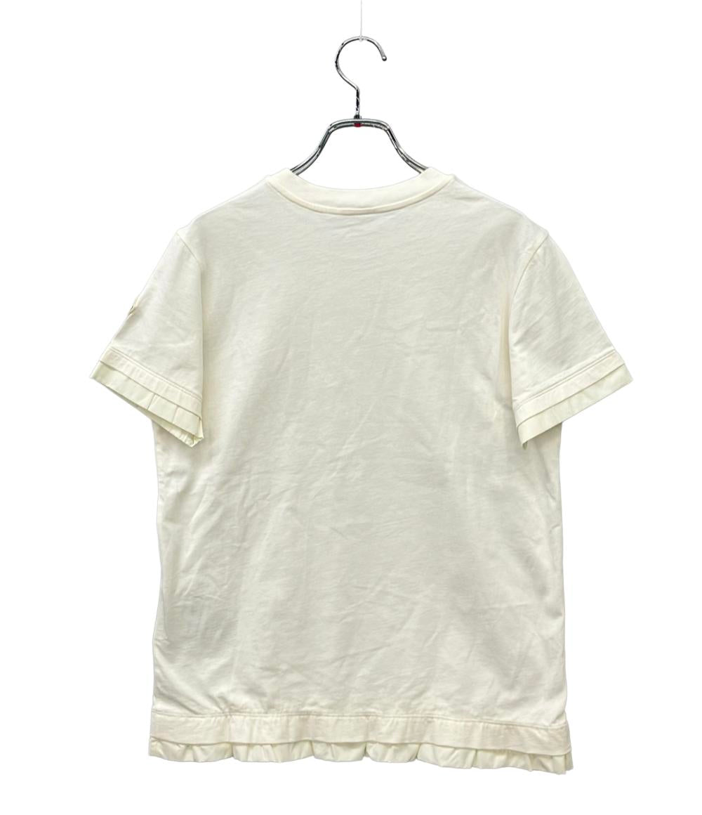 美品 MONCLER 裾フリル半袖Tシャツ レディース SIZE XS モンクレール