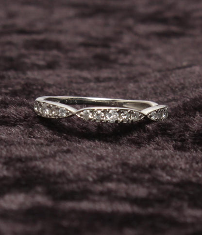 美品 リング 指輪 Pt950 ダイヤ 0.20ct レディース SIZE 9号