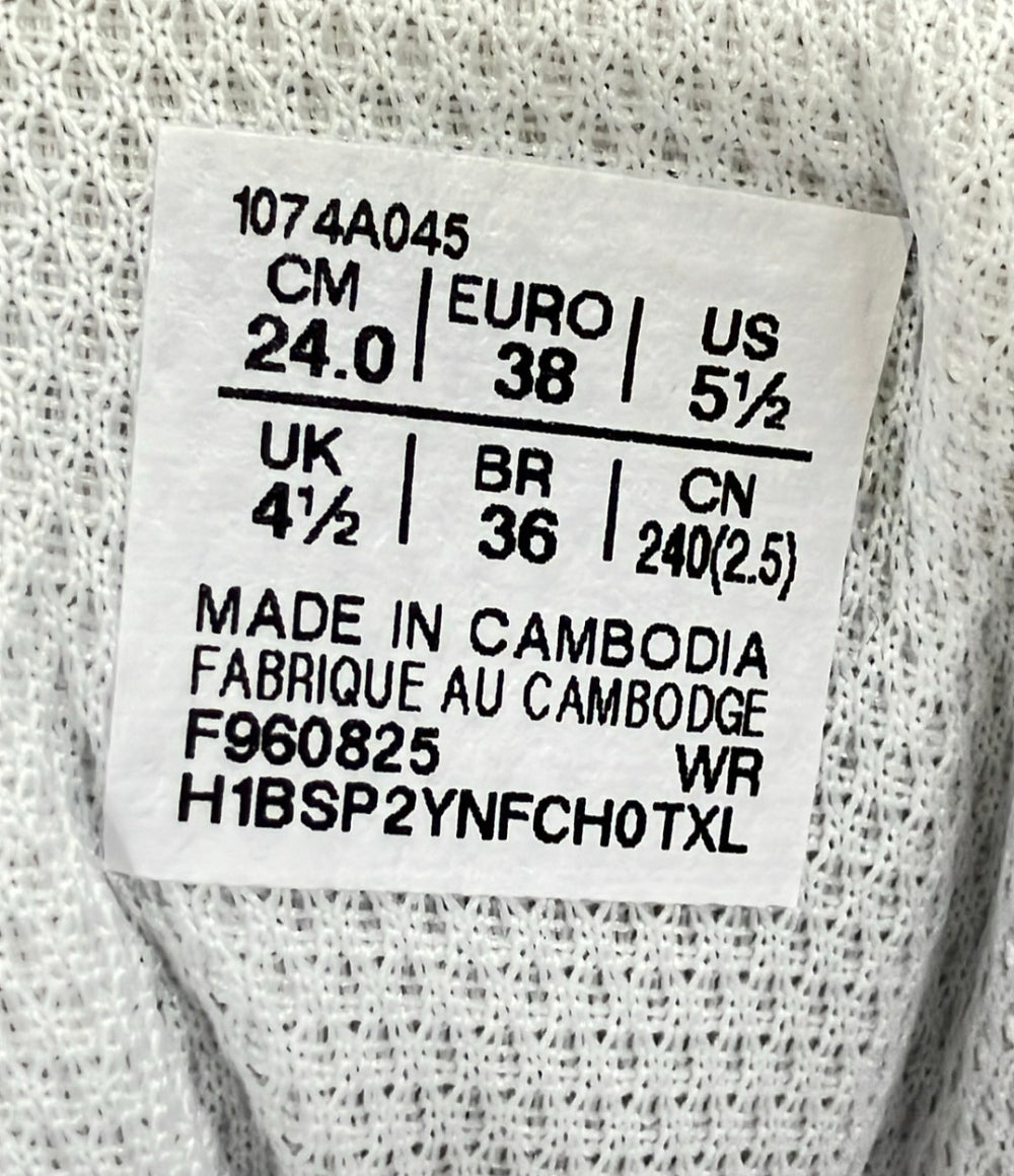 美品 asics インドアスポーツシューズ UPCOURT 6 GS 1074A045 キッズ SIZE 24.0 (M) アシックス