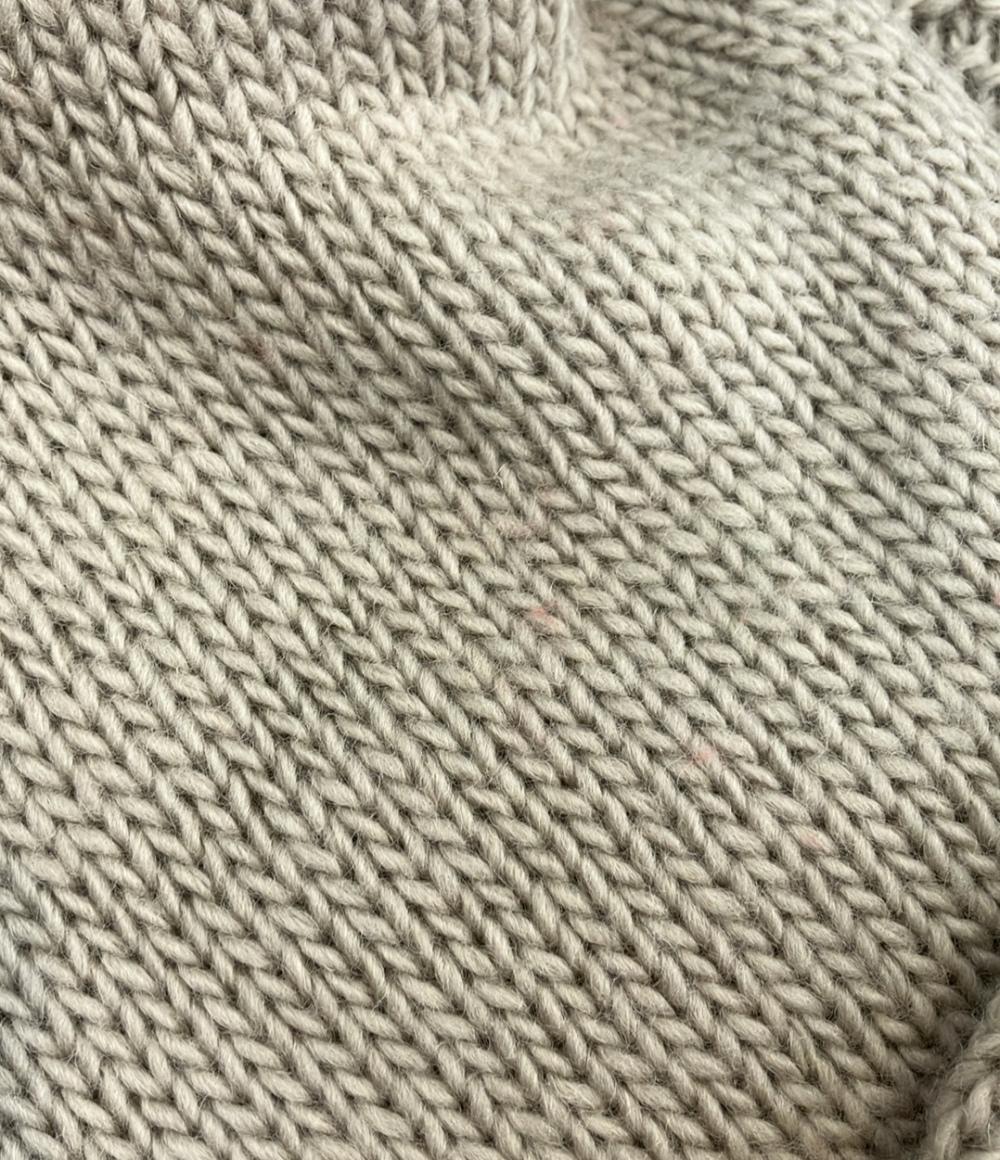 BEARDSLEY 長袖 ニット ジャガードフリンジニット BEZ1032505A0004 レディース SIZE F (M) ビアズリー