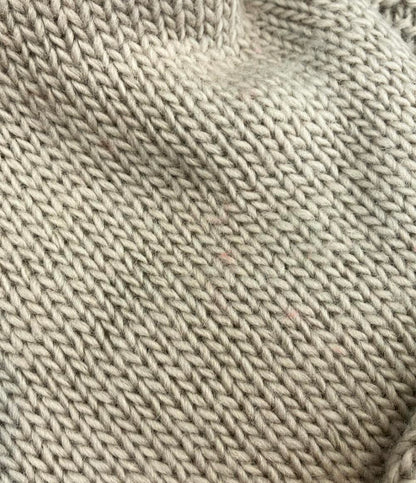 BEARDSLEY 長袖 ニット ジャガードフリンジニット BEZ1032505A0004 レディース SIZE F (M) ビアズリー