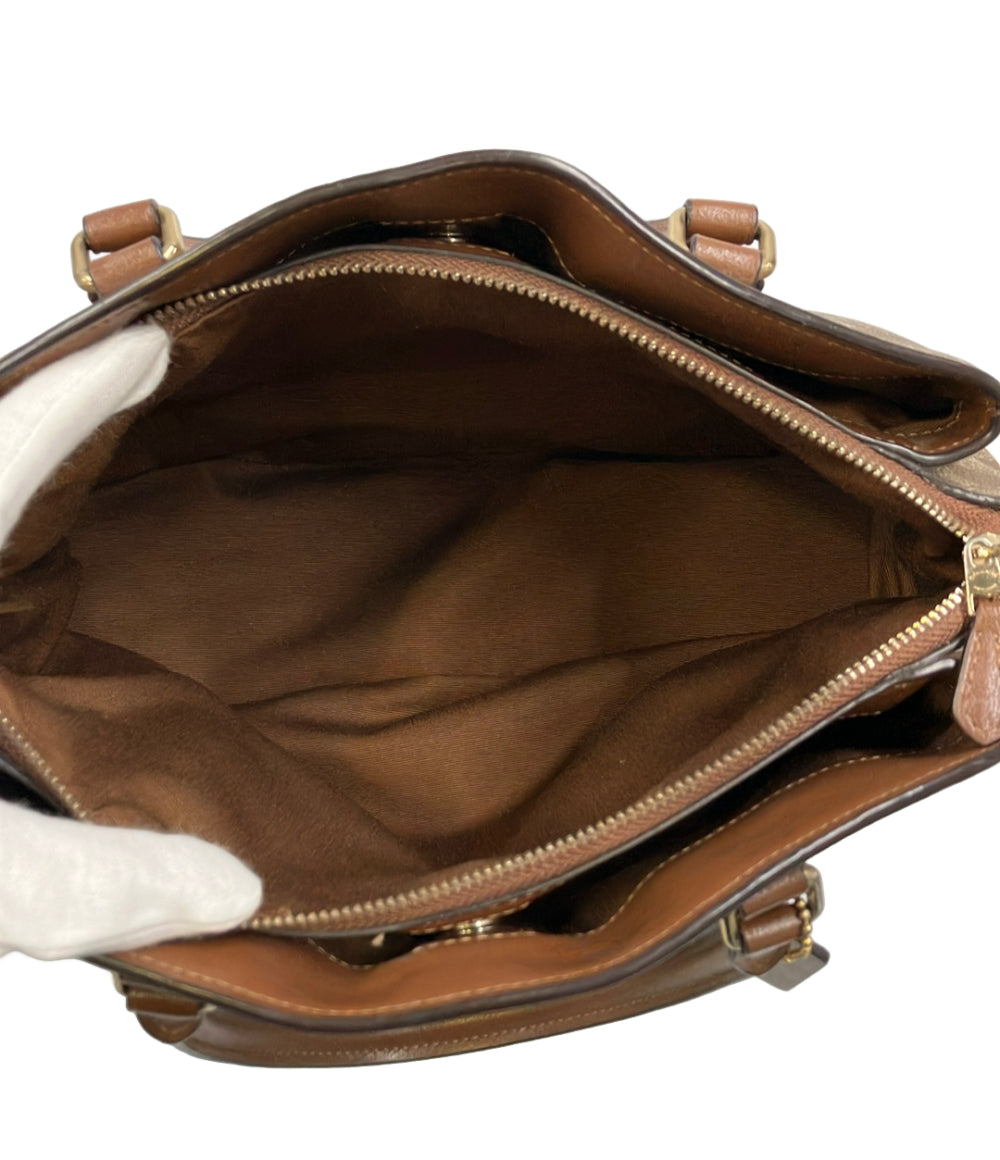 COACH ハンドバッグ セージ キャリーオール シグネチャー F29683