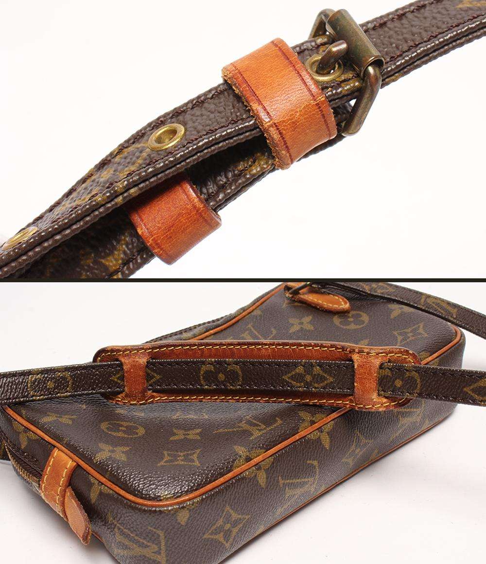 訳あり ルイ・ヴィトン ショルダーバッグ 斜め掛け ポシェット マルリーバンドリエール モノグラム M51828 レディース LOUIS VUITTON