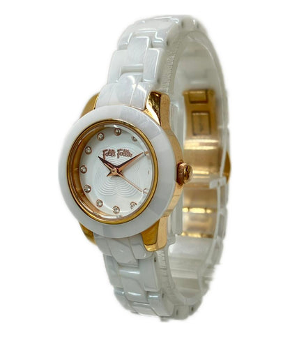 フォリフォリ 腕時計 クオーツ ホワイト レディース Folli Follie