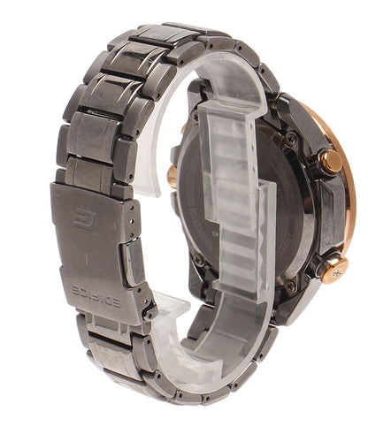 CASIO 腕時計 ブルートゥース エディフェイス ソーラー ブラック EQB-510 メンズ カシオ