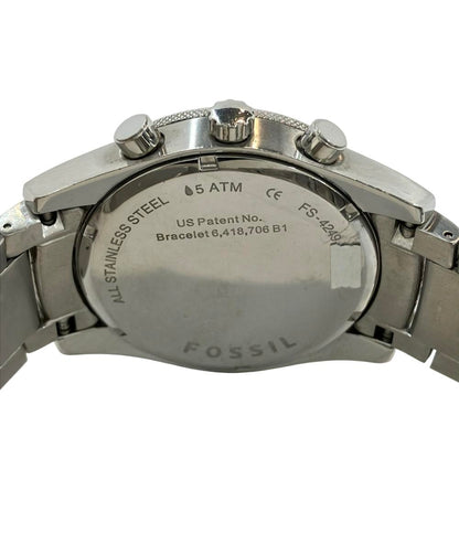 フォッシル 腕時計 クオーツ ブラック FS-4249 メンズ FOSSIL