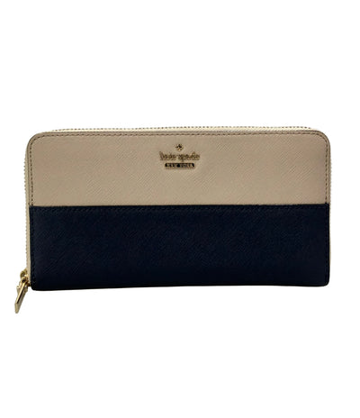 Kate Spade ラウンドファスナー長財布 レザー PWRU5073B レディース ケイトスペード