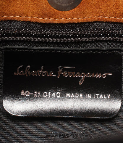 Salvatore Ferragamo 2way ハンドバッグ ショルダーバッグ 肩掛け ガンチーニ AQ-21 0140 レディース サルヴァトーレフェラガモ