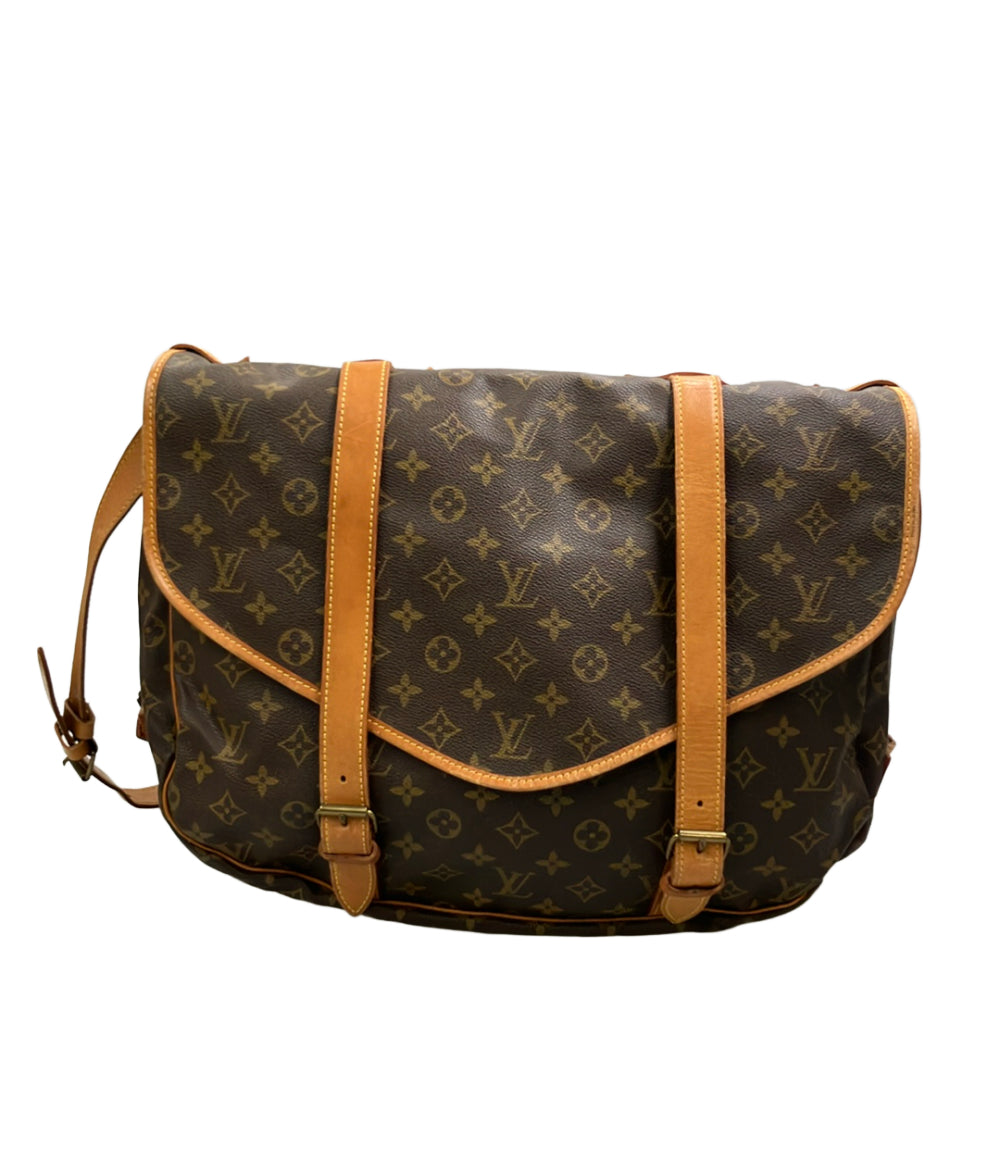✨極美品✨ ルイヴィトン ソミュール43 ショルダーバッグ M42252 大容量 LOUIS VUITTON ショルダーバッグ 斜め掛け ソミュール43 モノグラム