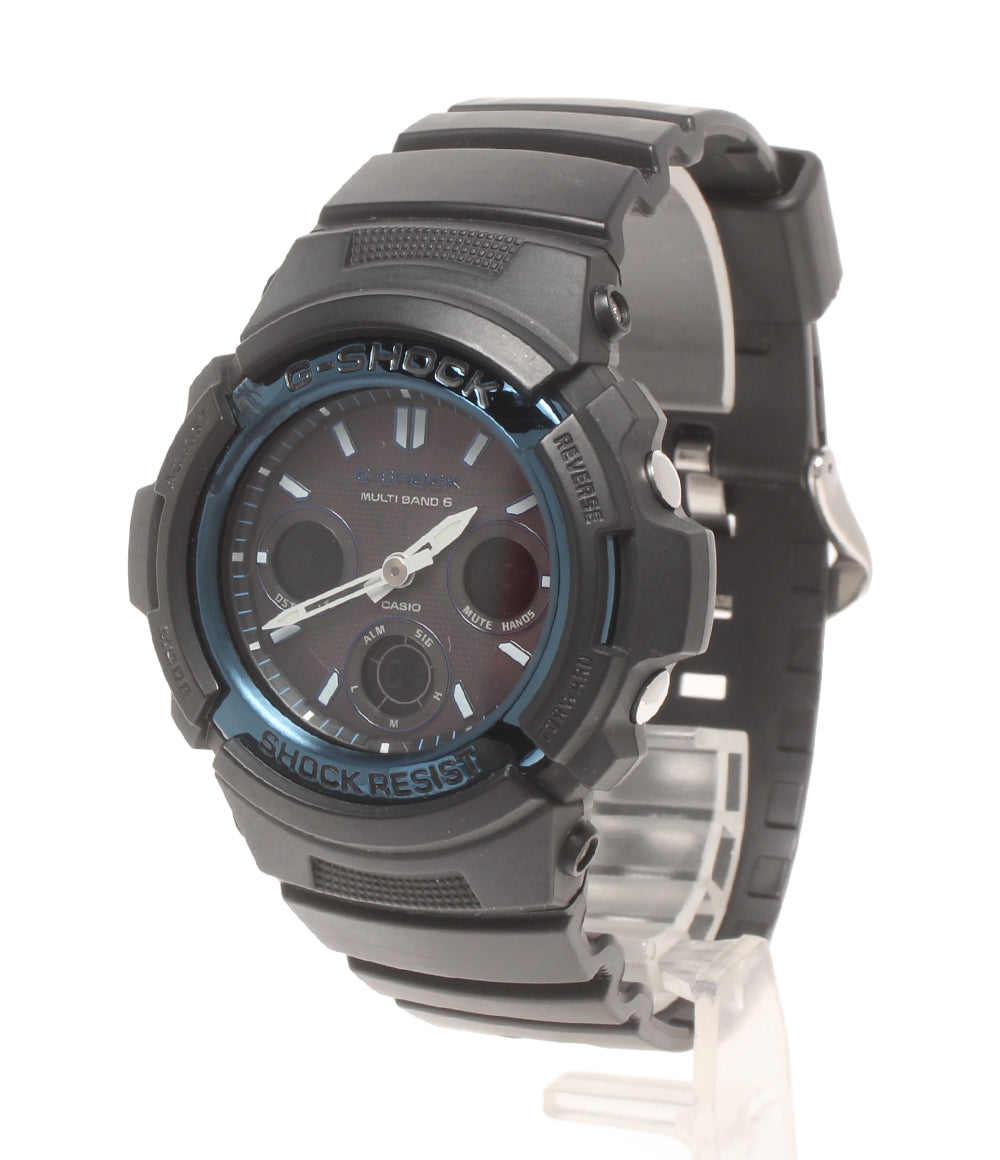 CASIO 腕時計 MULTIBAND6 G-SHOCK ソーラー ブラック AWG-M100A メンズ カシオ