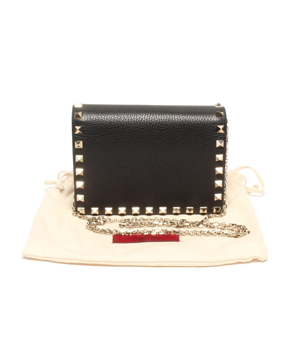 ヴァレンティノ・ガラヴァーニ チェーンショルダーバッグ 斜め掛け スタッズ レディース Valentino Garavani