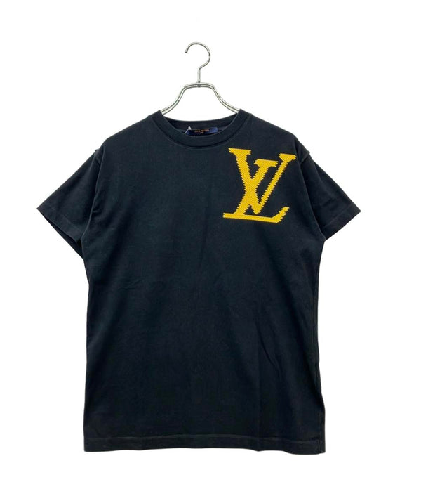 Louis Vuitton ロゴプリント Tシャツ Mサイズ ネイビー LOUIS VUITTON ロゴ入りTシャツ ネイビー シンプル 【公式通販】