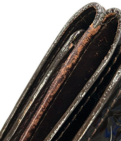 LOUIS VUITTON Wホック二つ折り財布 ポルトモネ ビエ カルトクレディ ヴェルニ M93523 レディース ルイ・ヴィトン