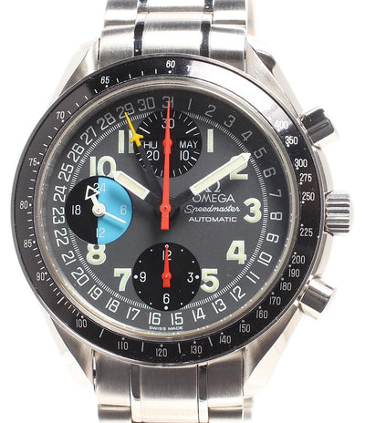 オメガ 腕時計 クロノグラフ トリプルカレンダー マーク40 スピードマスター 自動巻き ブラック 175.0084 3520.53 メンズ OMEGA
