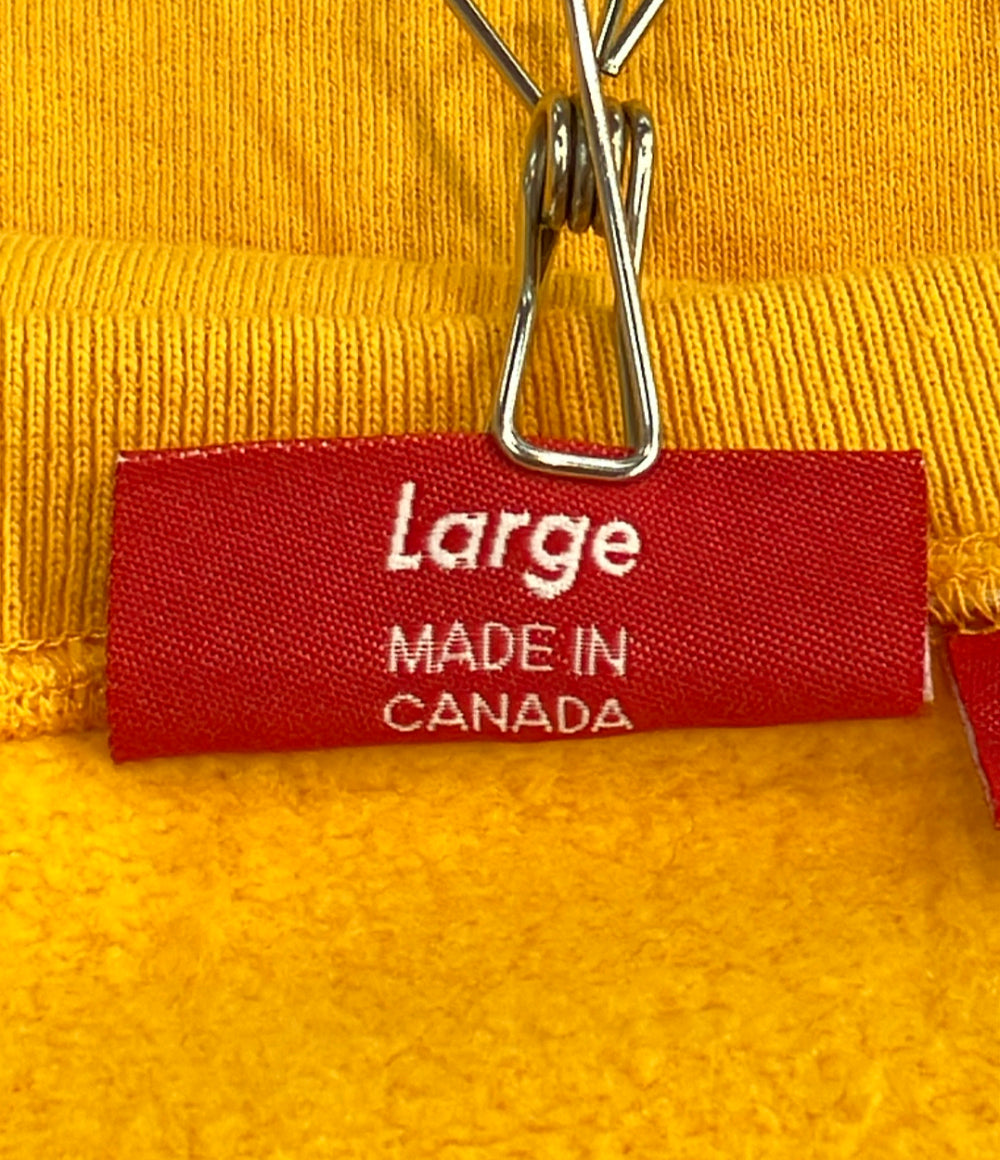 Supreme 長袖 ロゴ スウェット 裏起毛 メンズ SIZE L シュプリーム