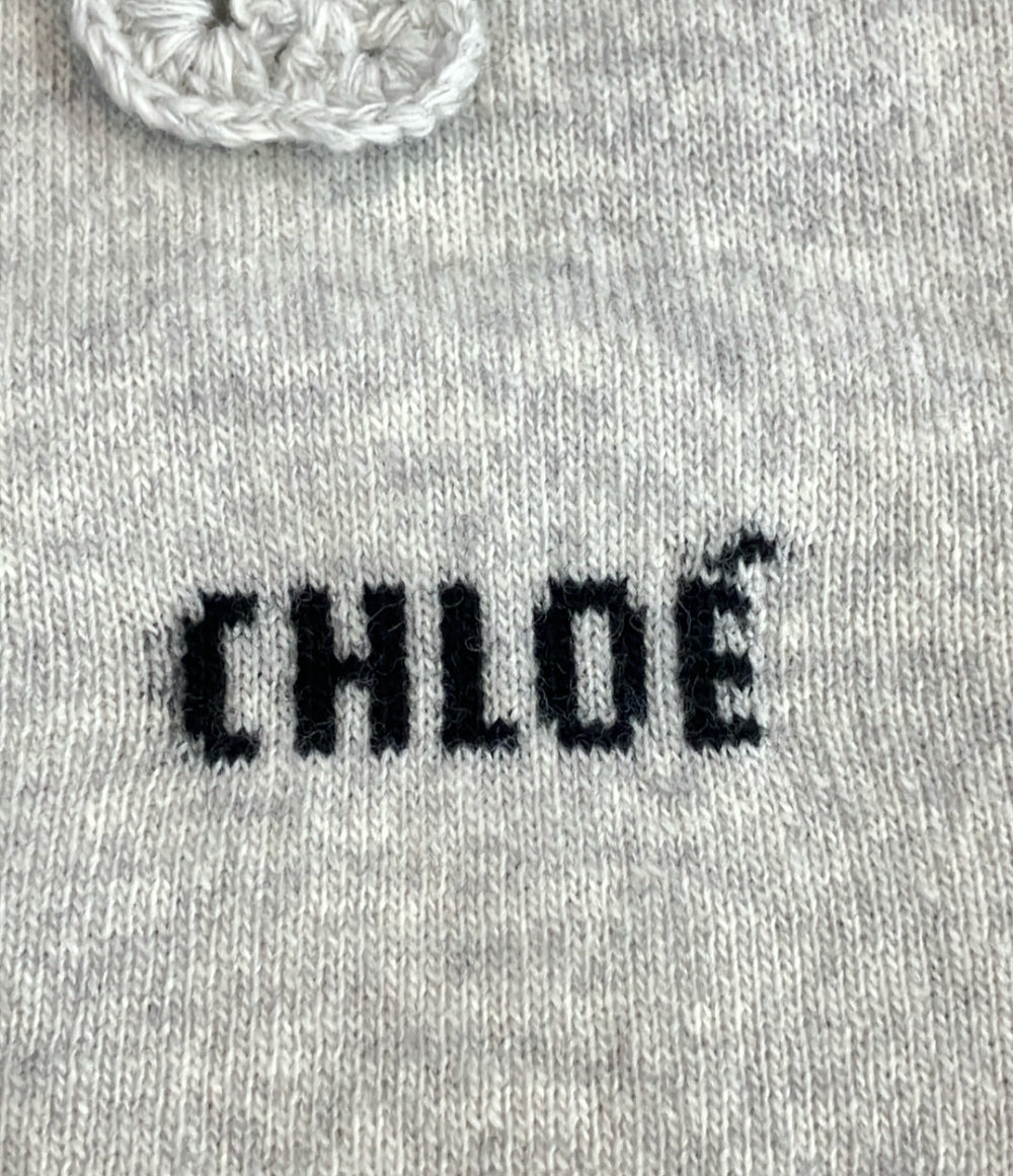 美品 Chloe PARIS 長袖 ニット CH26SMC035300NM レディース SIZE M クロエ パリス