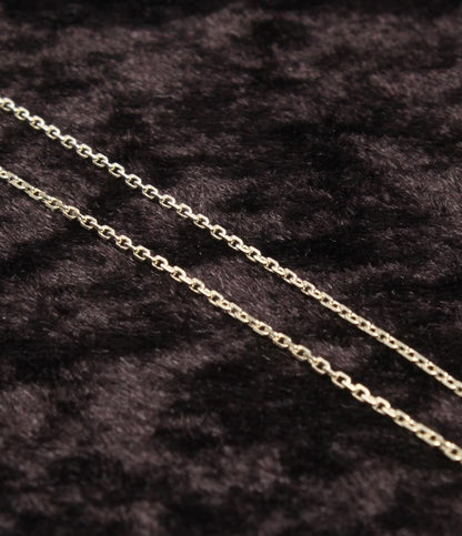 美品 ワコー ネックレス K18 SV925 ホワイトトパーズ レディース WAKO