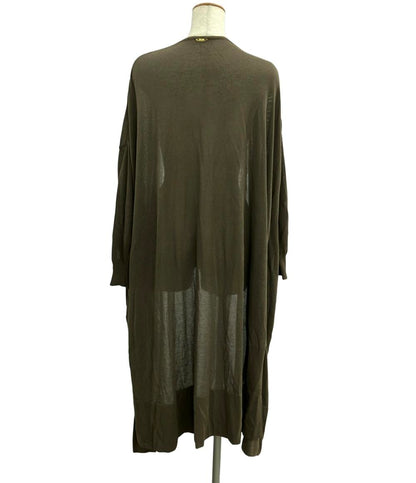 美品 ミューズ 長袖カーディガン ロングカーディガン レディース MJUS